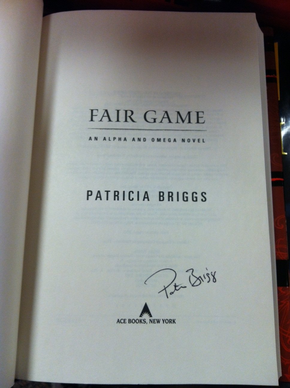 Fair Game (Alpha and Omega) used book depot