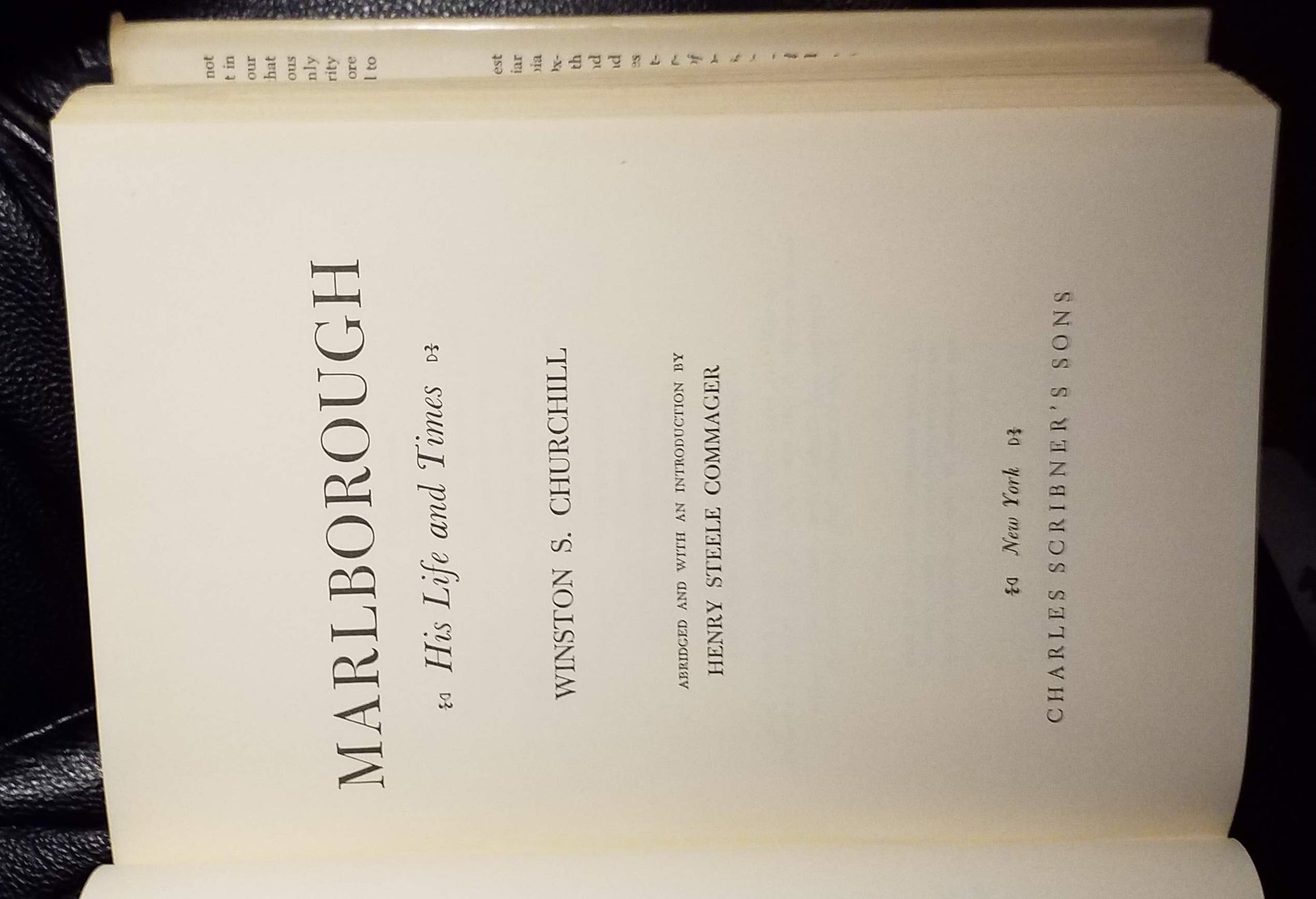 Marlborough His Life and Times used book depot