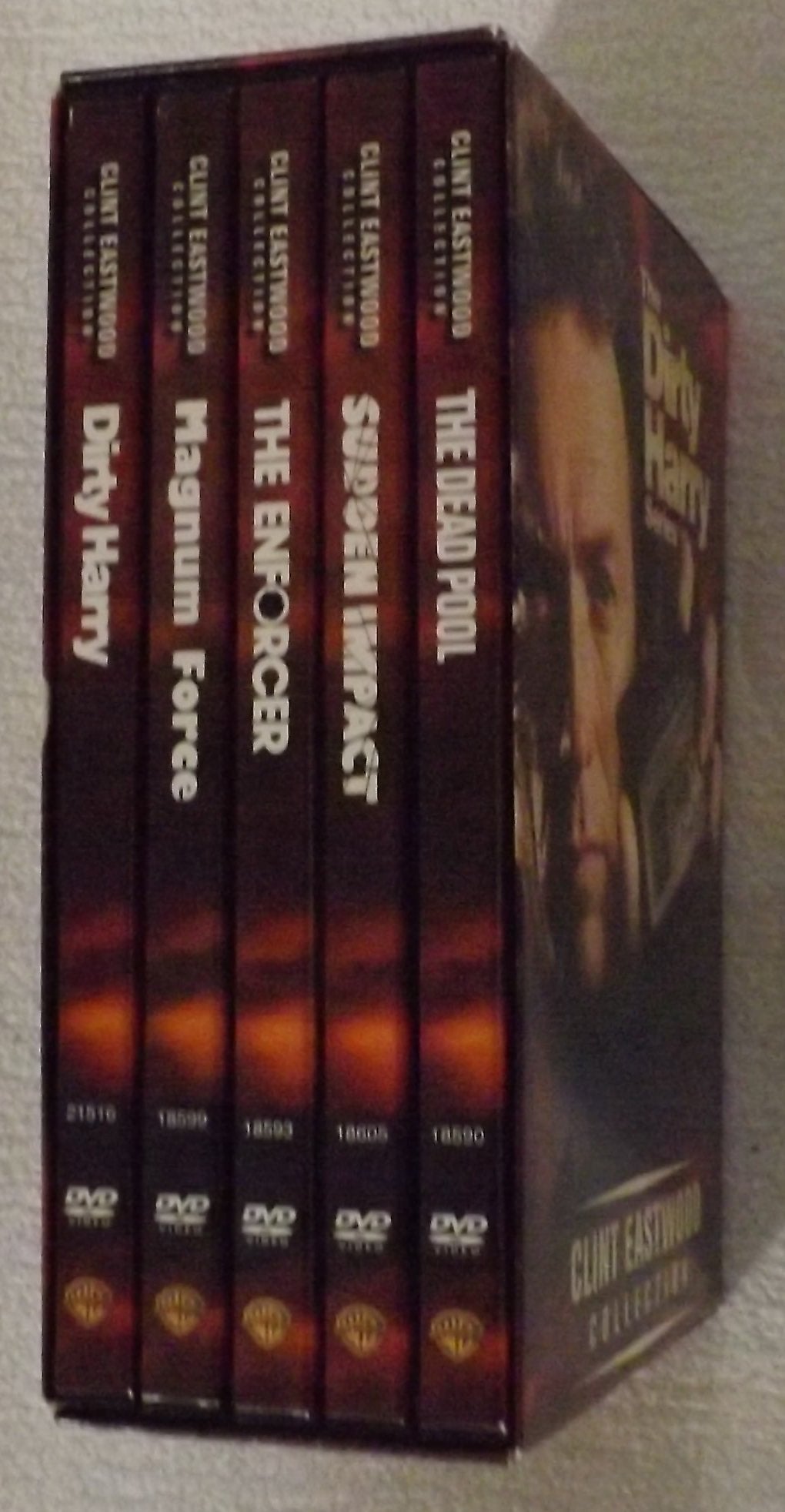 The Dirty Harry Collection (Dirty Harry/Magnum Force/The Enforcer/Sudden Impact/The Dead Pool) [DVD] used book depot
