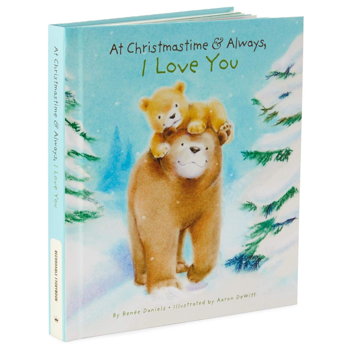 Hallmark at Christmastime and Always, I Love You Recordable Storybook Recordable Storybooks Animals & Nature Juvenile Fiction used book depot