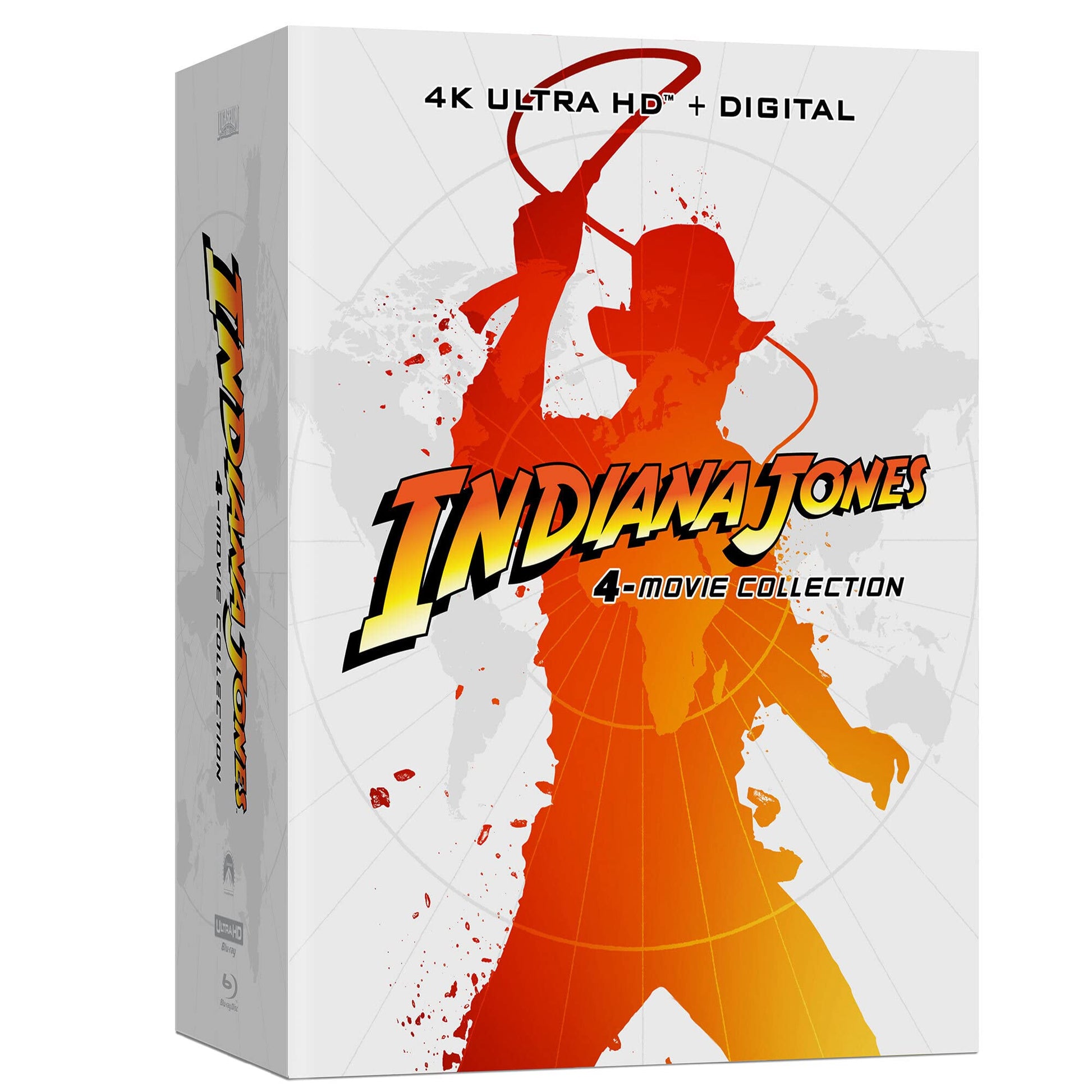 Indiana Jones 4-Movie Collection Limited Edition Steelbook [4K UHD + Digital Copy] used book depot