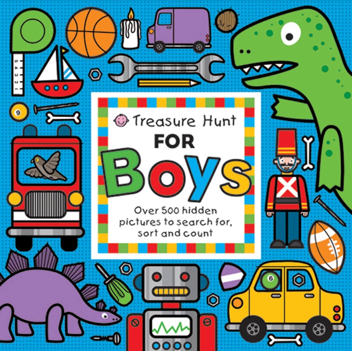 Treasure Hunt for Boys: Over 500 hidden pictures to search for, sort and count! used book depot