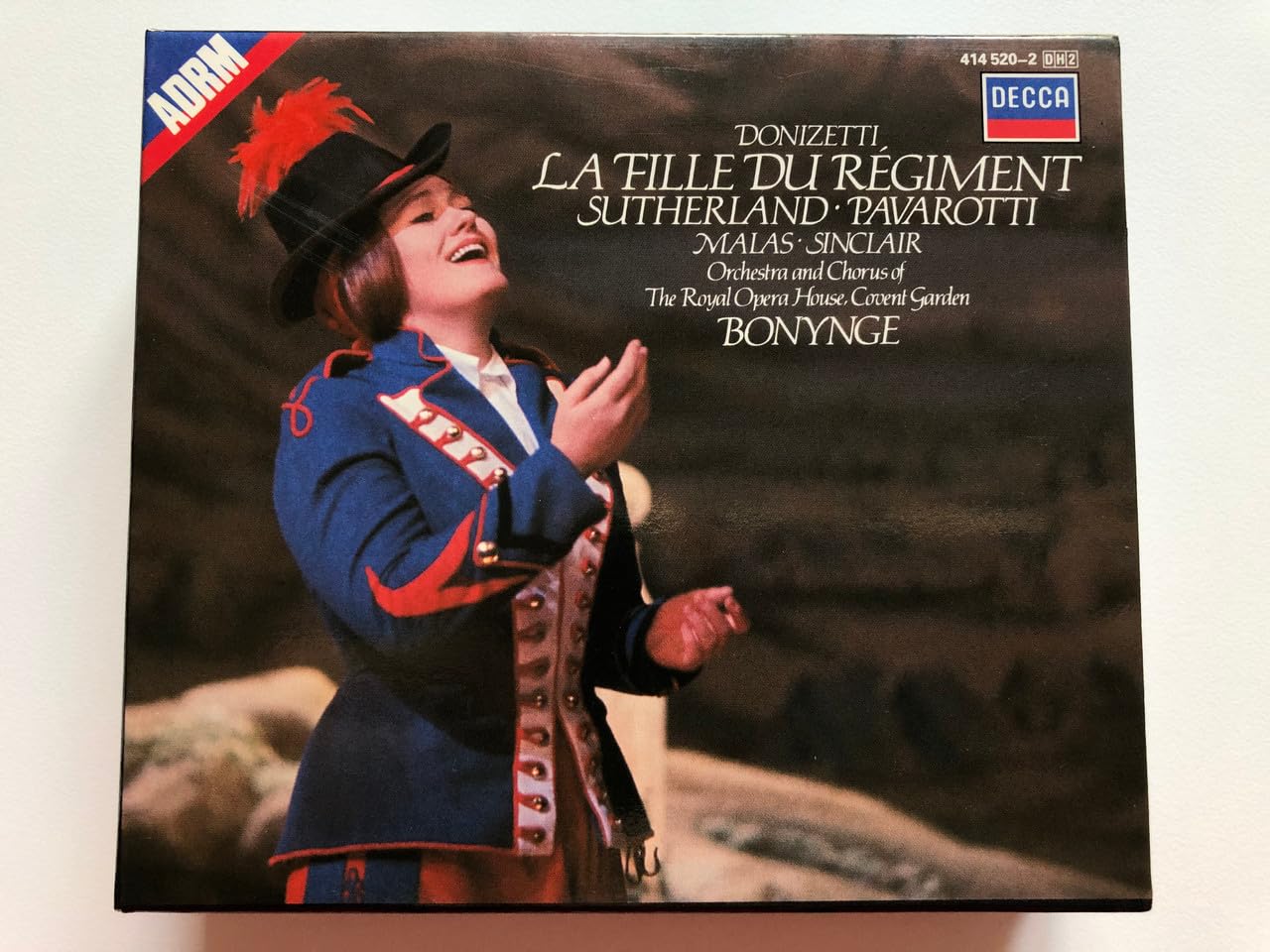 Donizetti: La Fille du Régiment / Sutherland, Pavarotti, Malas, Sinclair, ROH Covent Garden, Bonynge used book depot