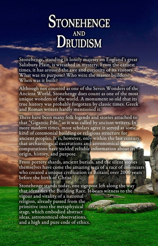Stonehenge and Druidism - Did a Divine Hand guide the building of Stonehenge? used book depot