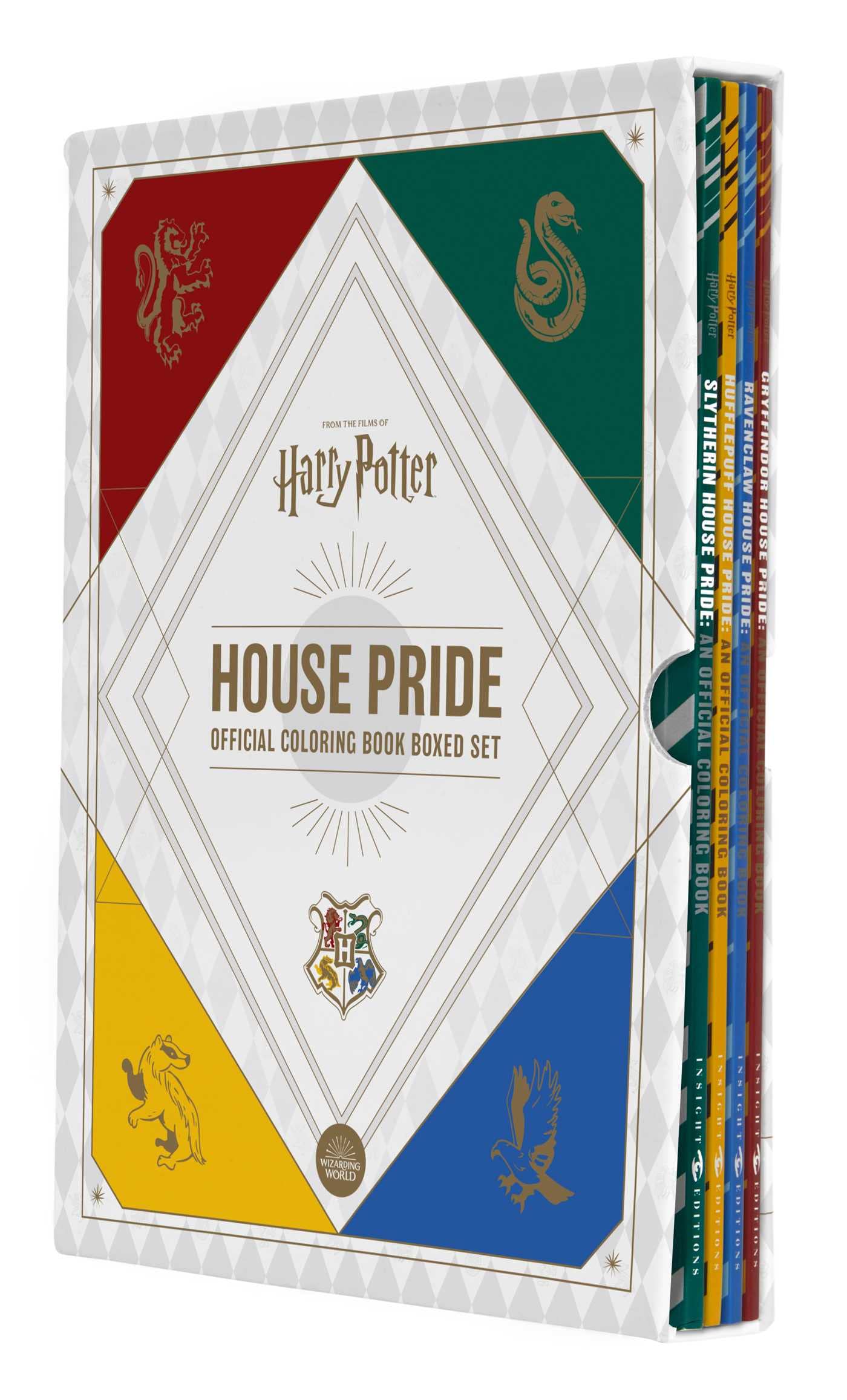 Harry Potter House Pride: Official Coloring Book Boxed Set used book depot