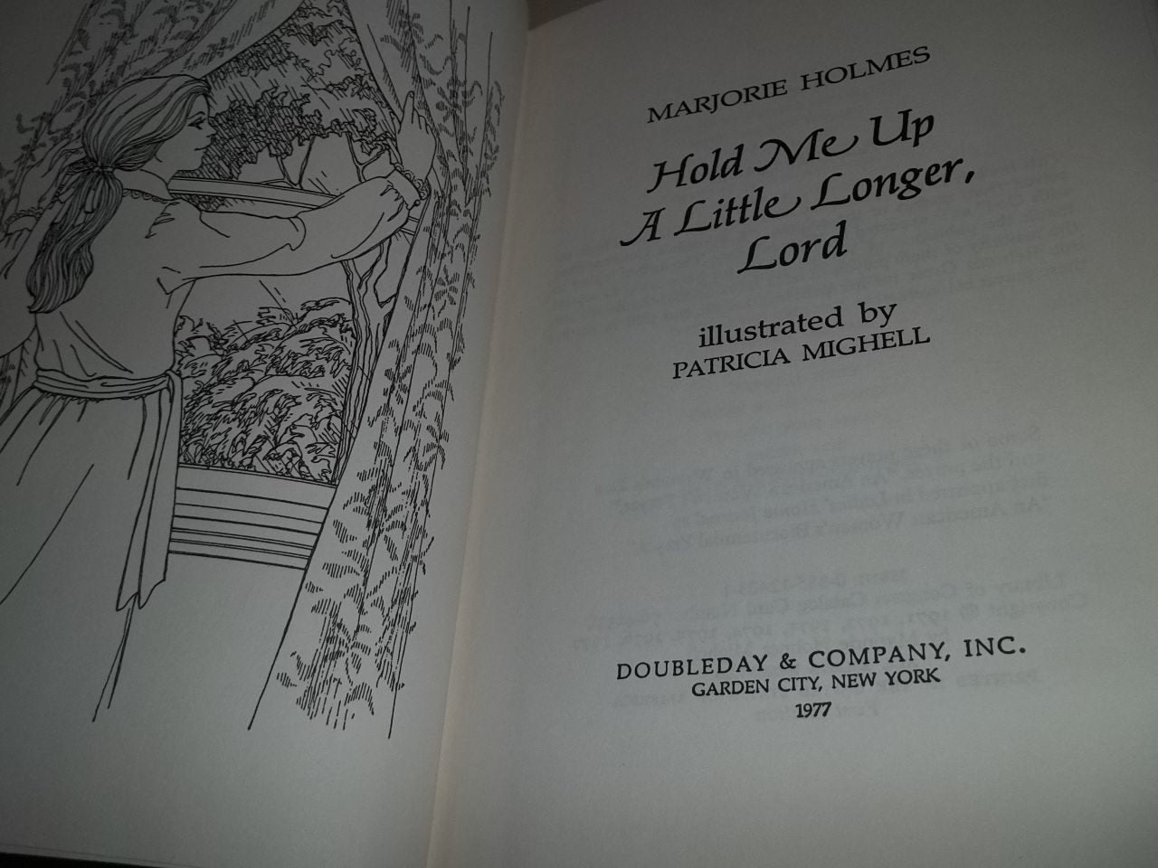 Hold Me up a Little Longer, Lord By Marjorie Holmes, Illustrated By Patricia Mighell used book depot