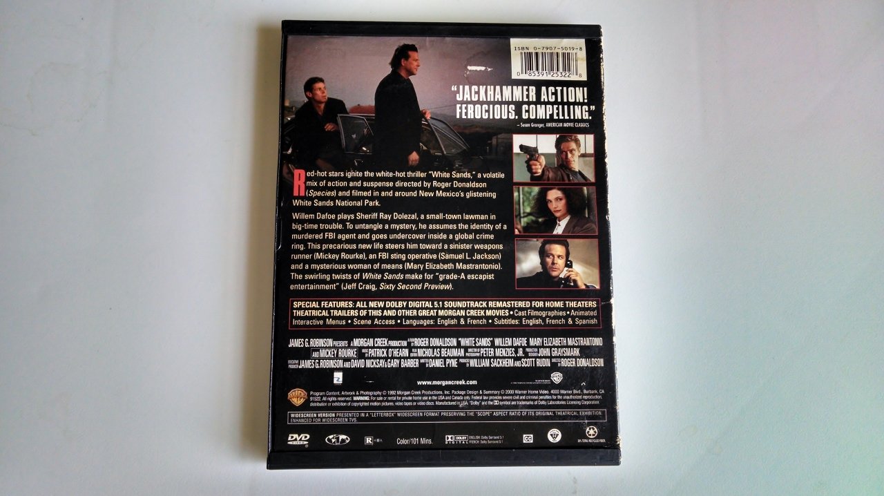 White Sands [DVD] used book depot