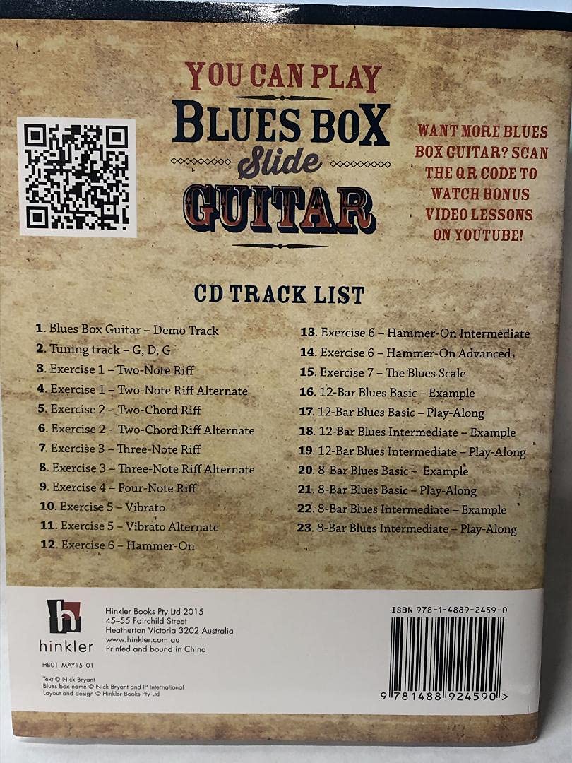 You Can Play Blues Box Slide Guitar used book depot