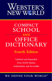 Webster's New World Compact School and Office Dictionary used book depot
