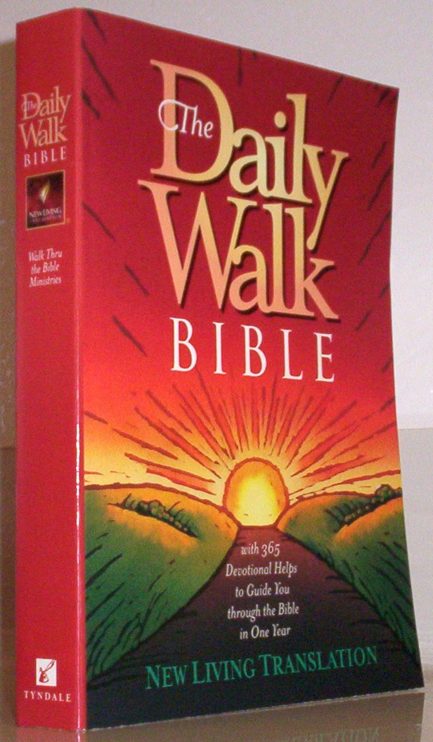 The Daily Walk Bible (New Living Translation) used book depot