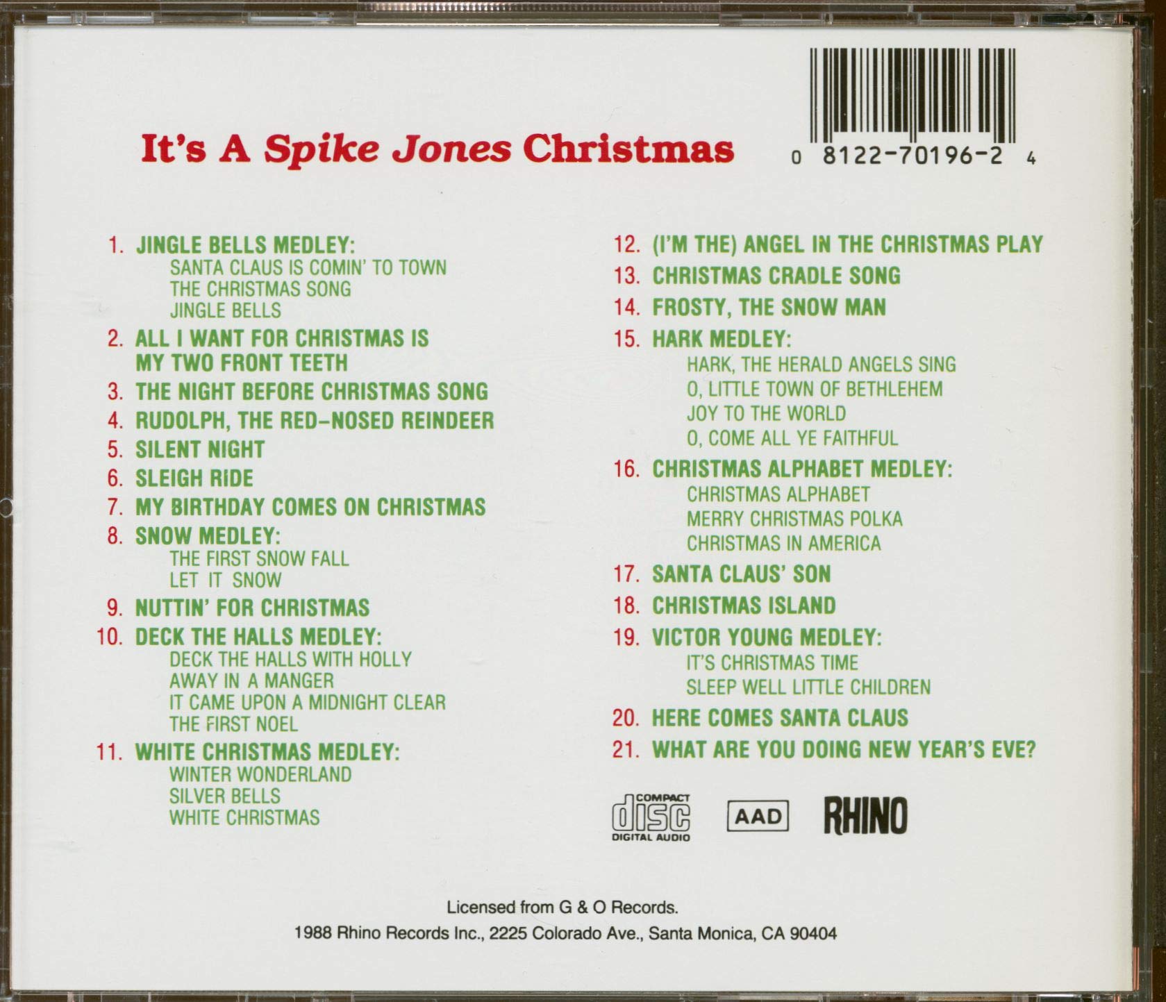 It's a Spike Jones Christmas used book depot