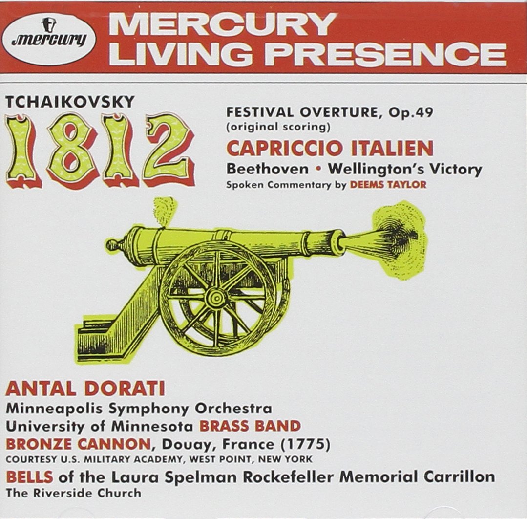 Tchaikovsky: 1812 Festival Overture, Capriccio Italien / Beethoven: Wellington's Victory used book depot
