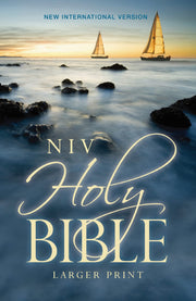NIV, Holy Bible, Larger Print, Paperback used book depot