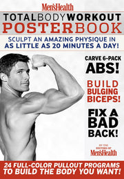 Men's Health Total Body Workout Poster Book used book depot