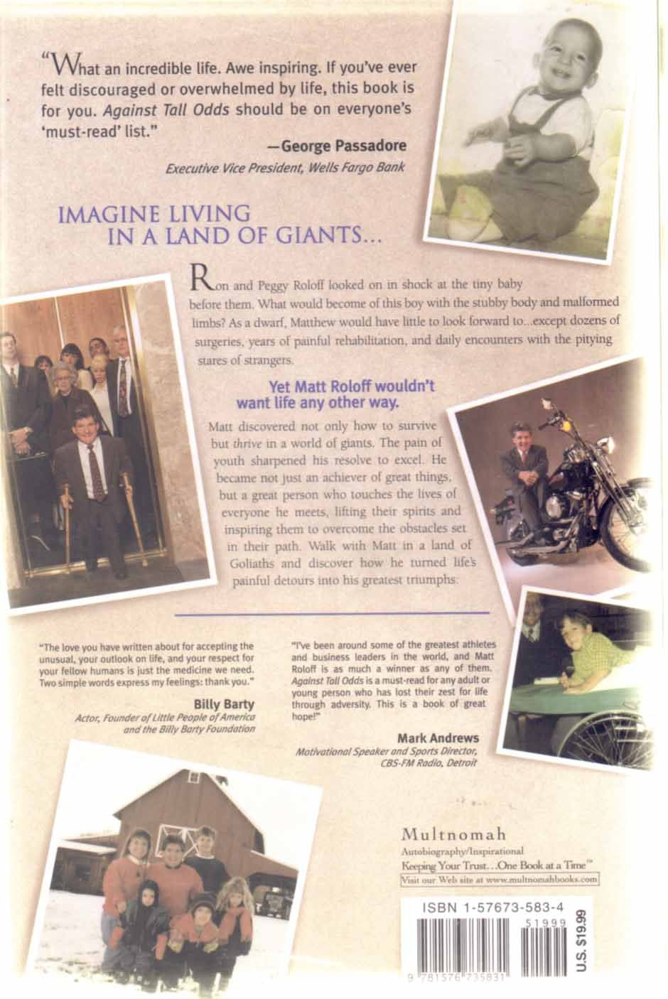 Against Tall Odds: Being a David in a Goliath World used book depot