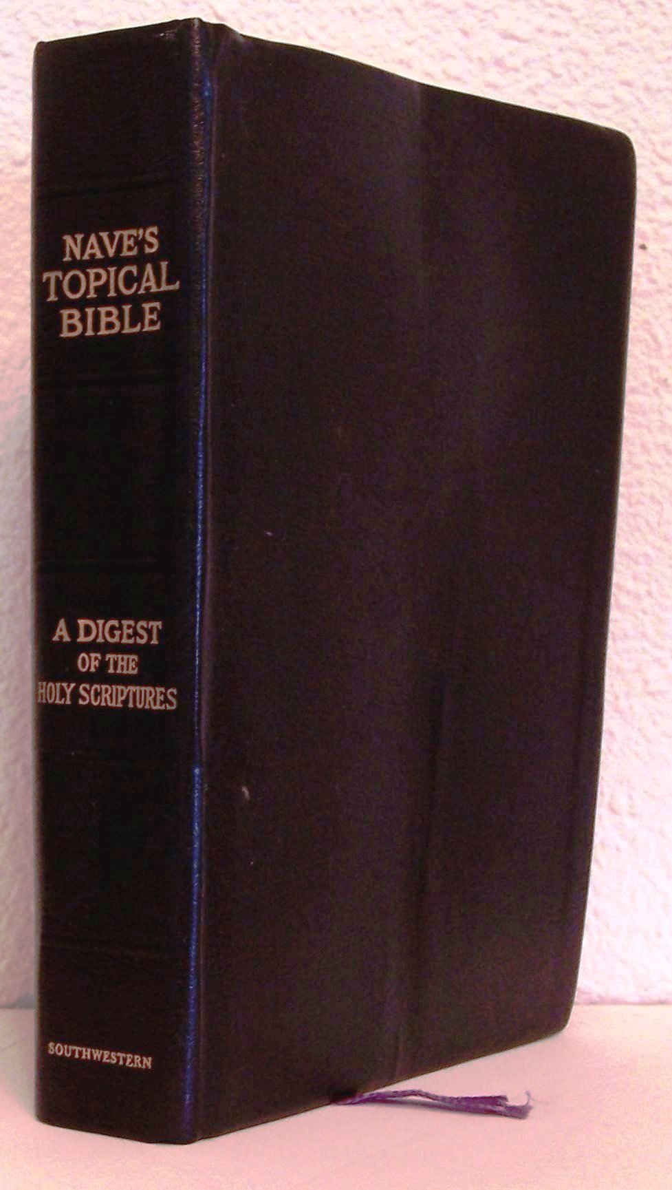 Nave's Topical Bible, Thumb Indexed, Black used book depot