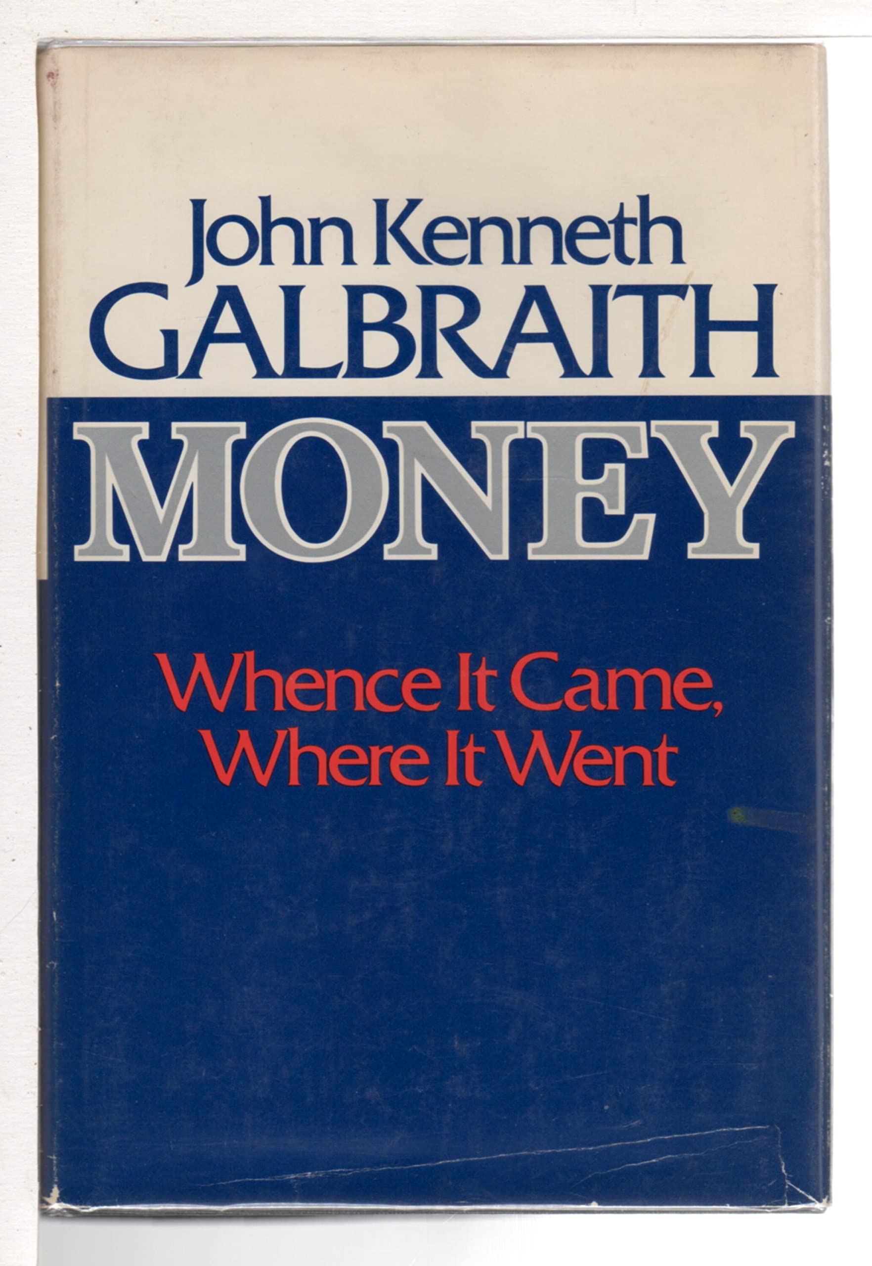 Money: Whence It Came, Where It Went used book depot