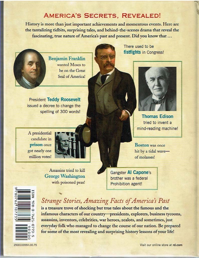 Strange Stories, Amazing Facts of America's Past used book depot