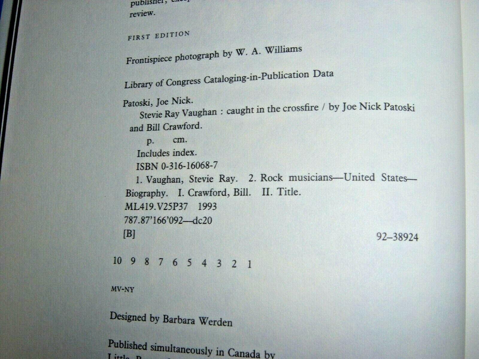 Stevie Ray Vaughan: Caught in the Crossfire used book depot