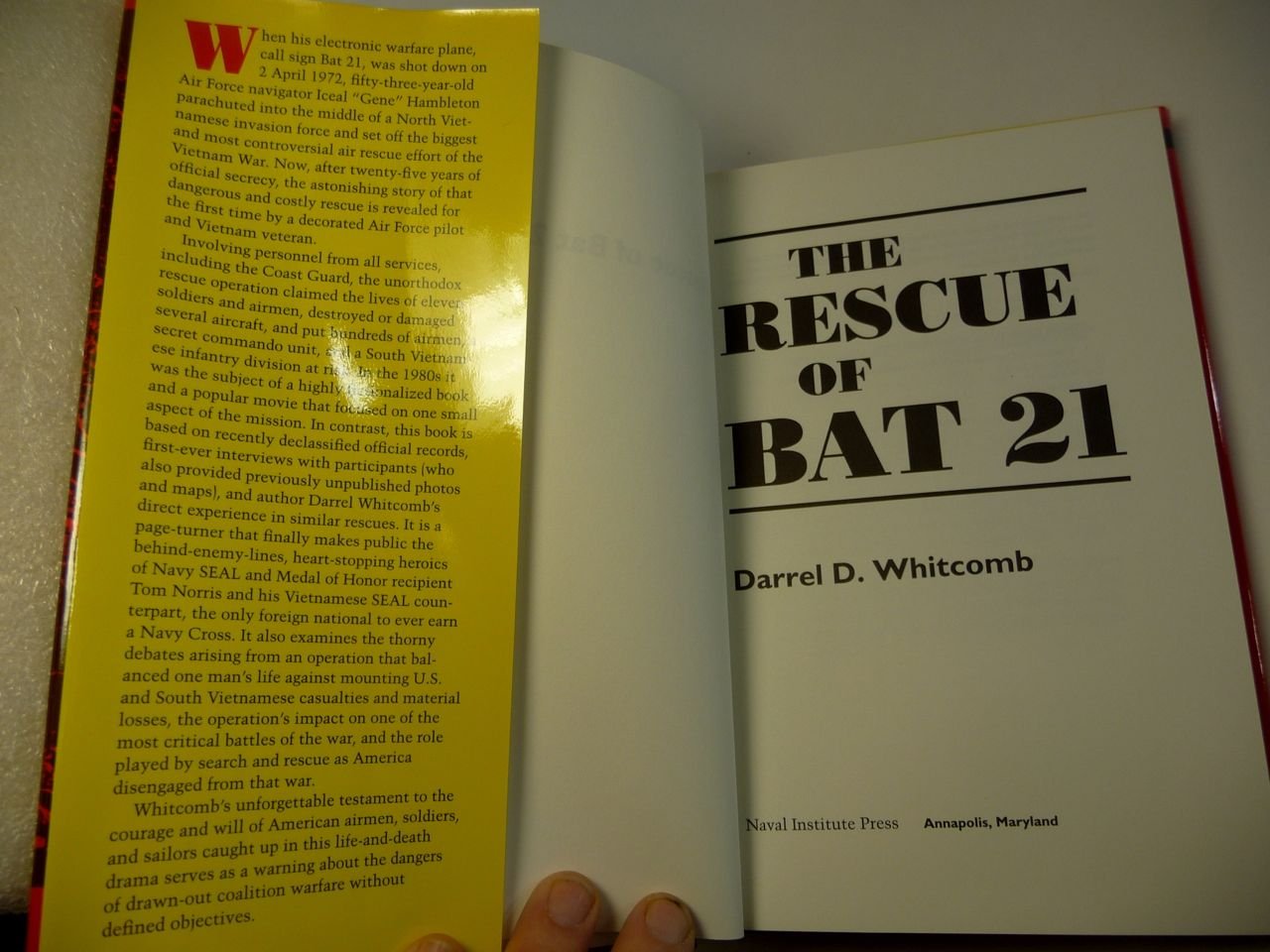 The Rescue of Bat 21 used book depot