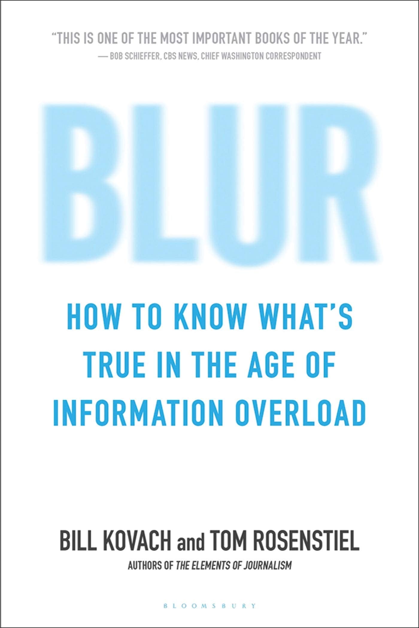 Blur: How to Know What's True in the Age of Information Overload used book depot