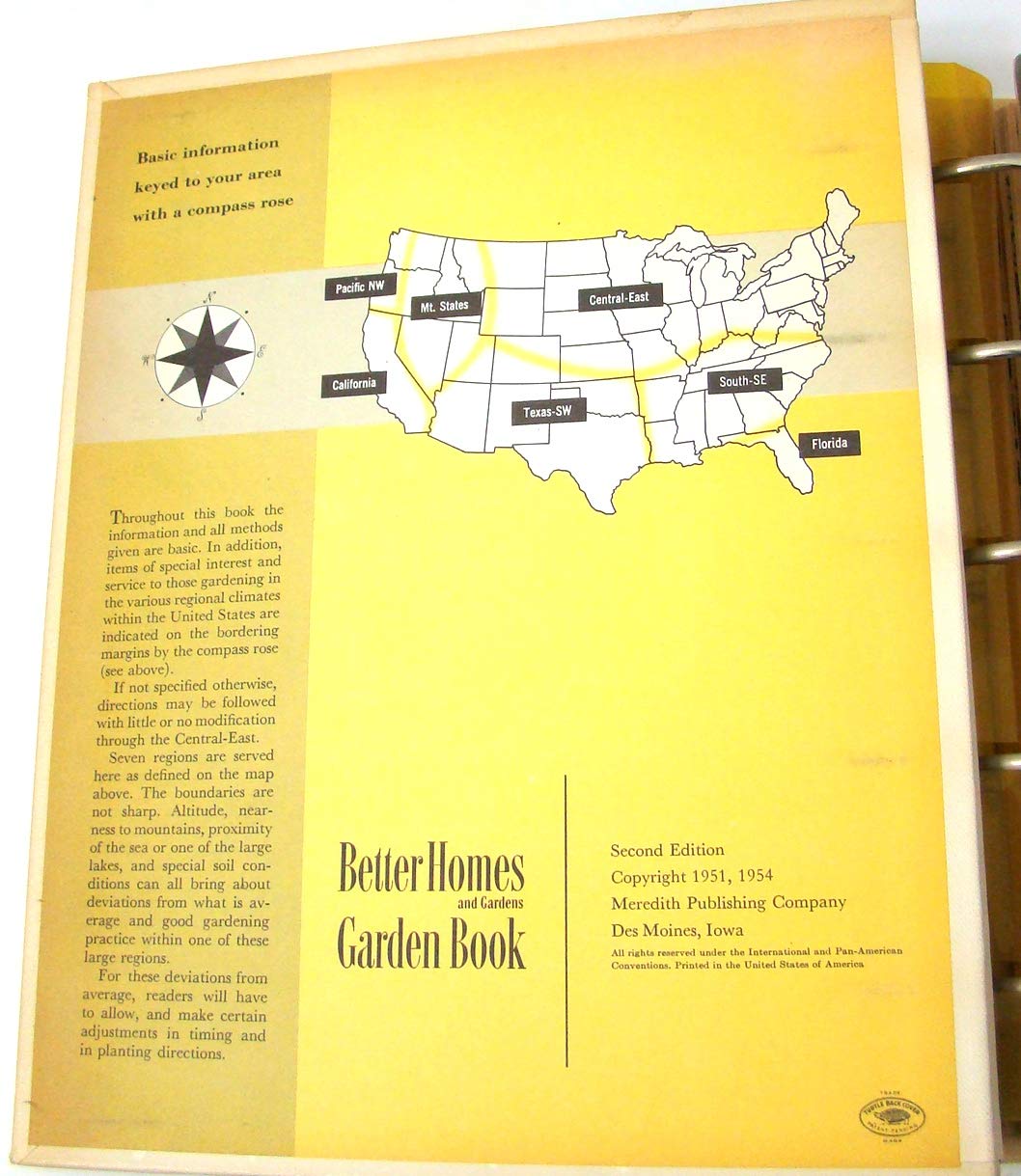 Better Homes and Gardens Garden Book (How to Help on Gardening, Landscaping, Lawn Care) 1951 used book depot