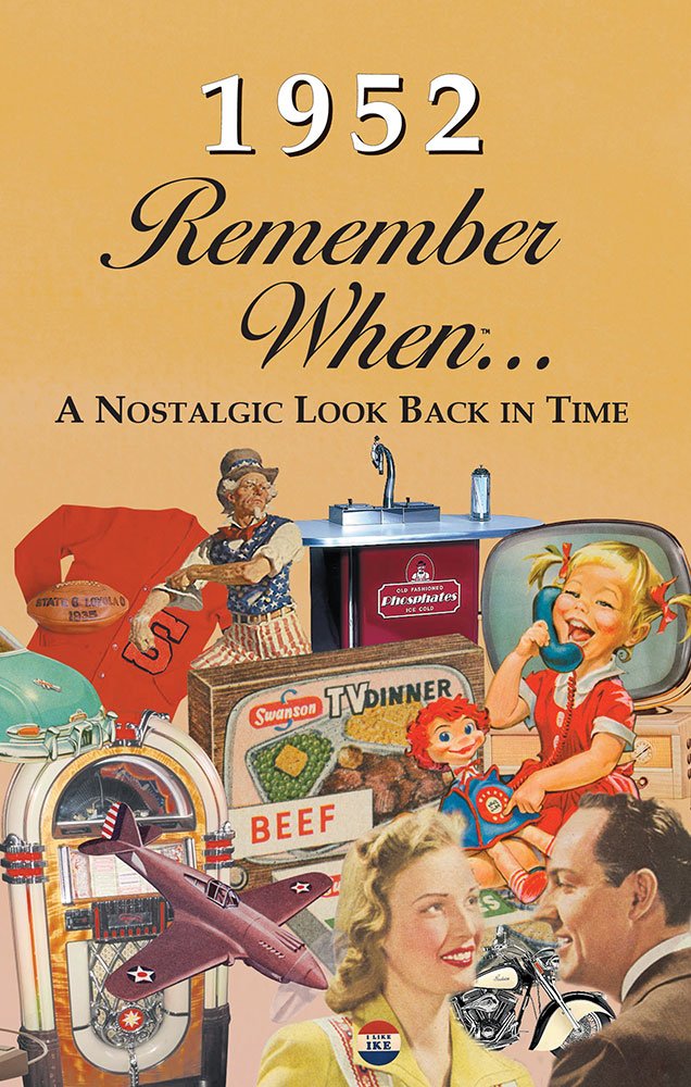 1952 REMEMBER WHEN CELEBRATION KardLet: Birthdays, Anniversaries, Reunions, Homecomings, Client & Corporate Gifts used book depot