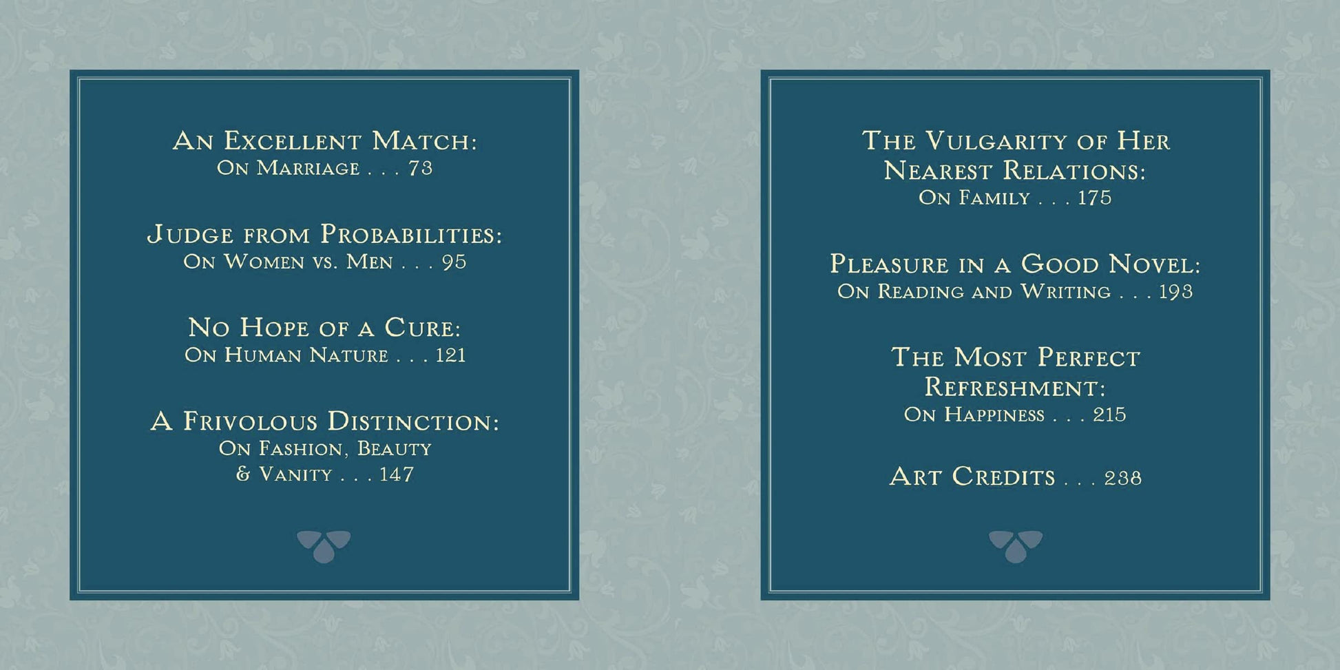 The Wit and Wisdom of Jane Austen: A Treasure Trove of 175 Quips from a Beloved Writer book excerpt page.