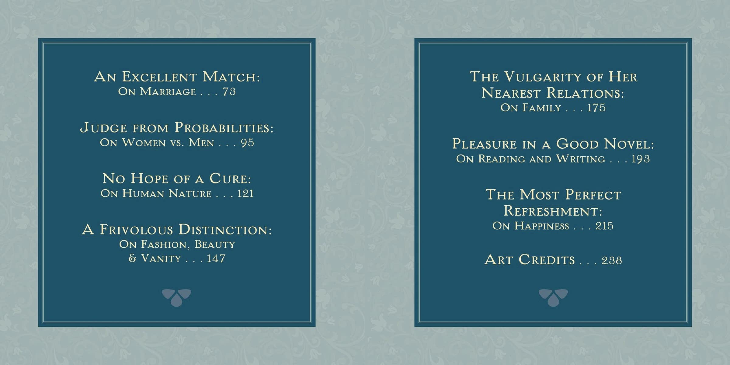 The Wit and Wisdom of Jane Austen: A Treasure Trove of 175 Quips from a Beloved Writer book excerpt page.