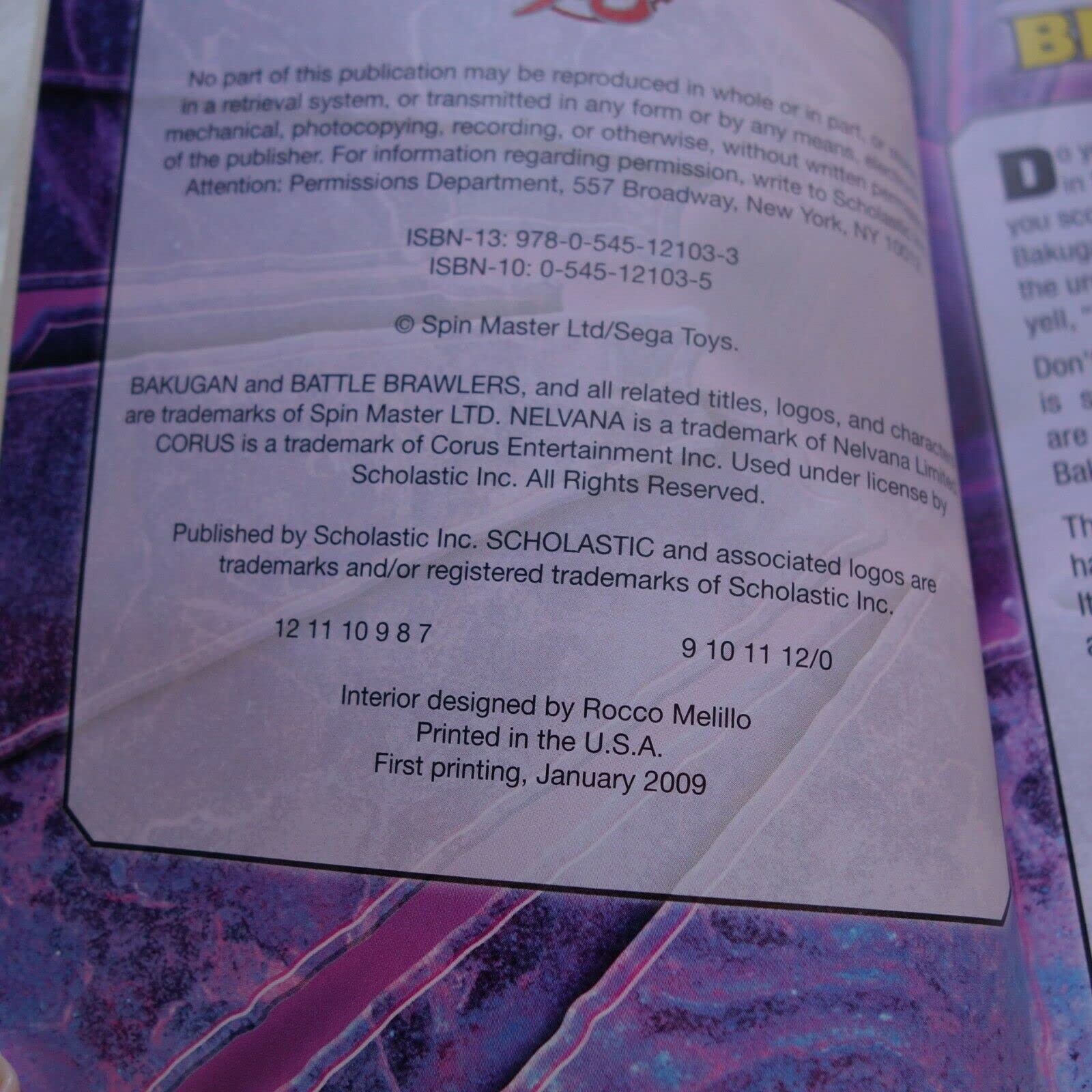 Bakugan Official Handbook used book depot