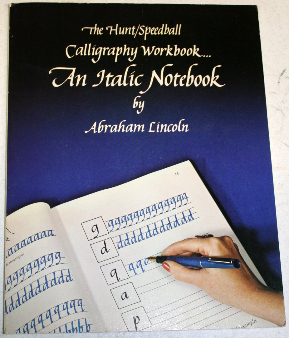 Hunt Speedball Calligraphy Workbook: An Italic Notebook used book depot