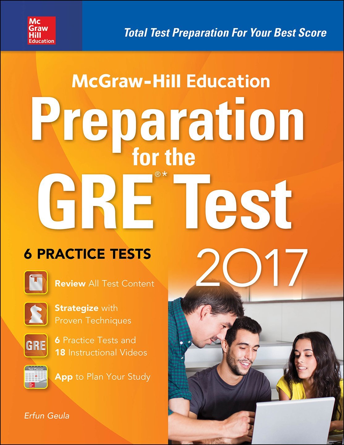 McGraw-Hill Education Preparation for the GRE Test 2017 3rd Edition used book depot