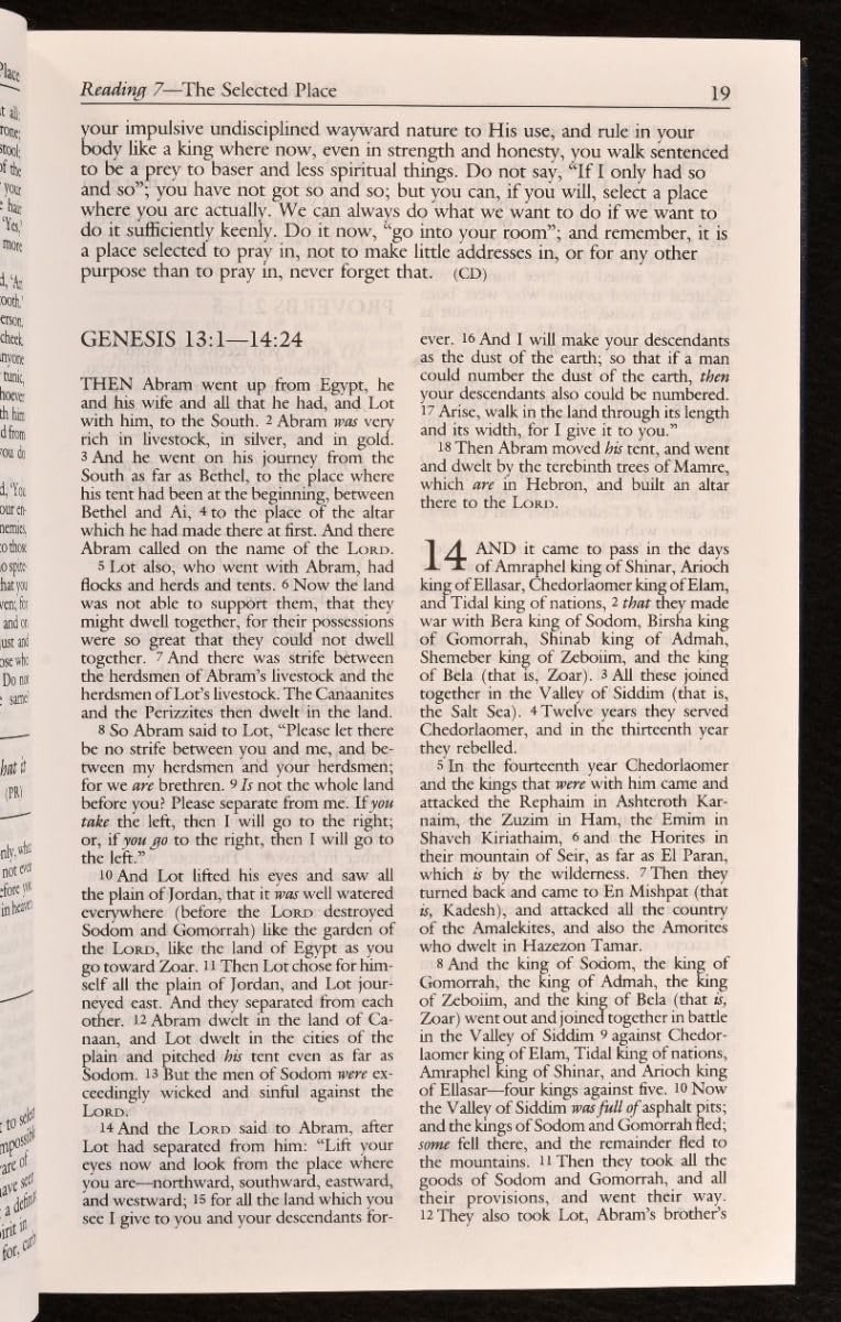 The Oswald Chambers Daily Devotional Bible: 365 Daily Readings from the Author of My Utmost for His Highest (New King James Version) used book depot
