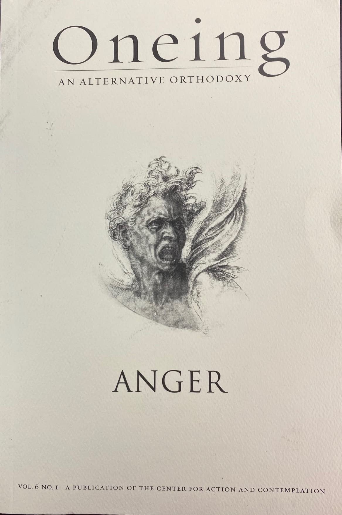 anger - oneing an alternative orthodoxy used book depot
