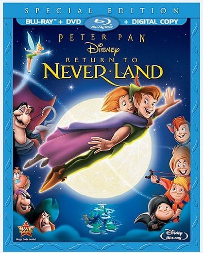 Peter Pan: Return to Never Land (Special Edition) (Blu-ray / DVD / Digital Copy) used book depot