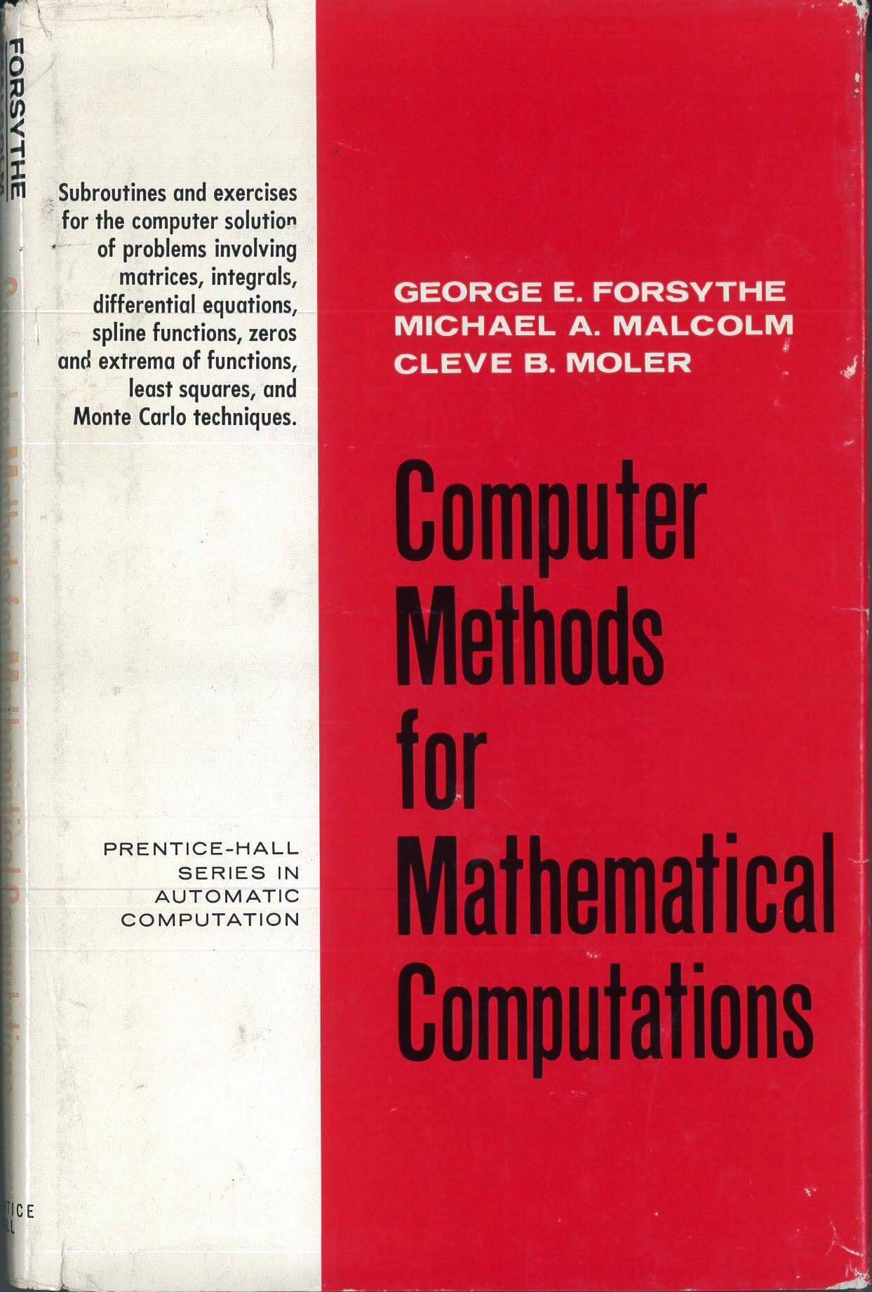 Computer Methods for Mathematical Computations used book depot