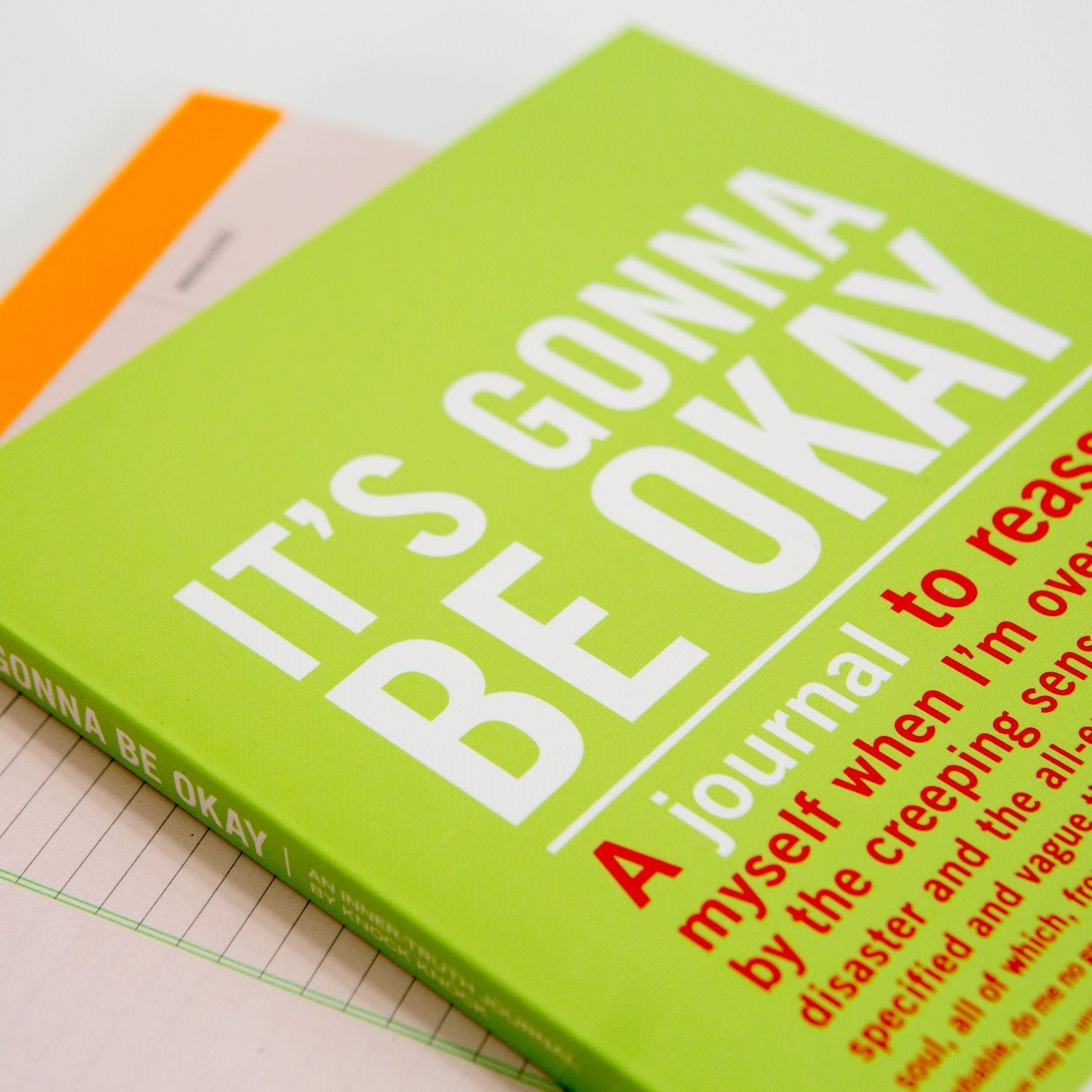 Knock Knock It's Gonna Be Okay Inner-Truth Journal, 7" x 9.5" used book depot