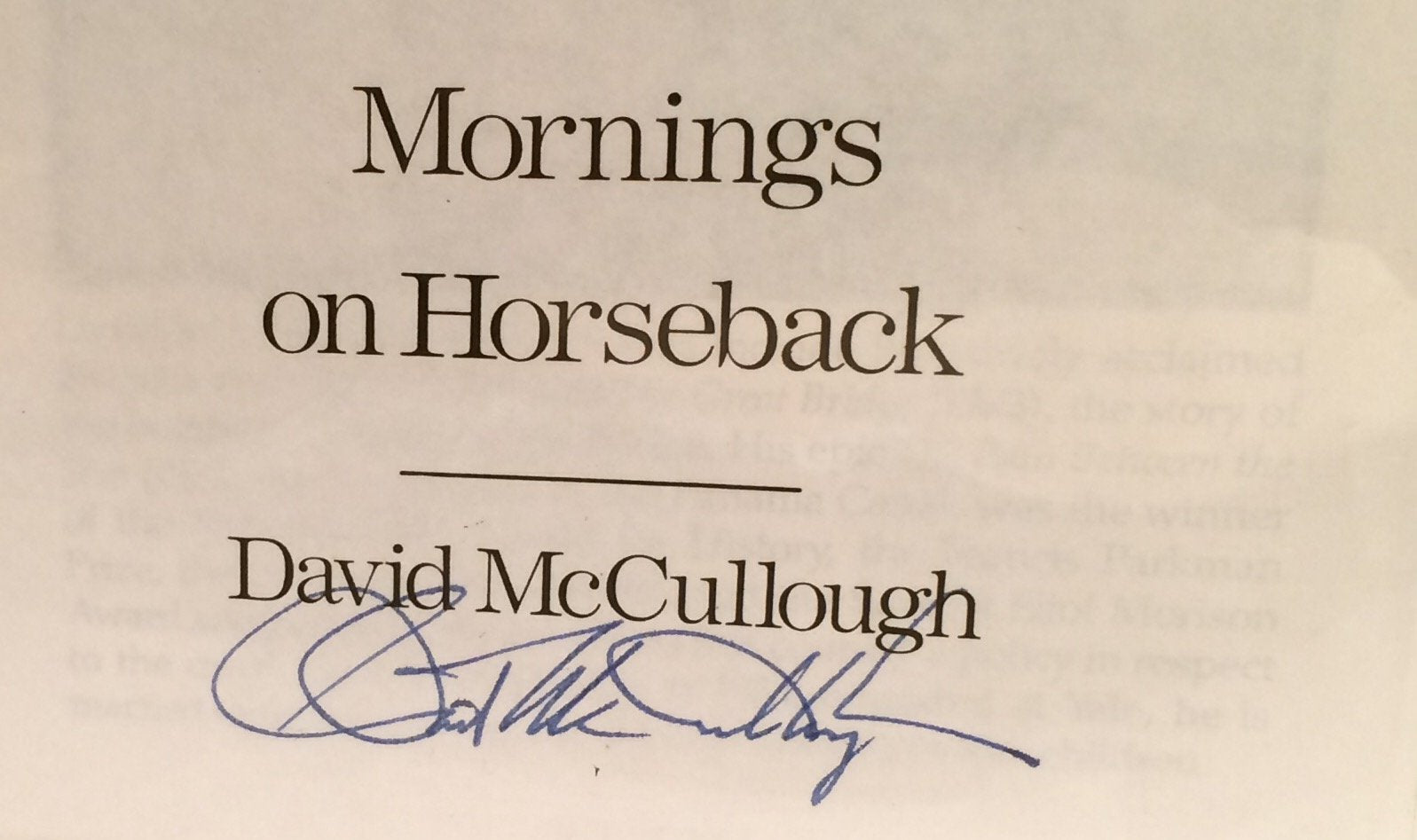 Mornings on Horseback: The Story of an Extraordinary Family, a Vanished Way of Life, and the Unique Child Who Became Theodore Roosevelt used book depot