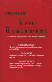 Kwikscan New Testament used book depot