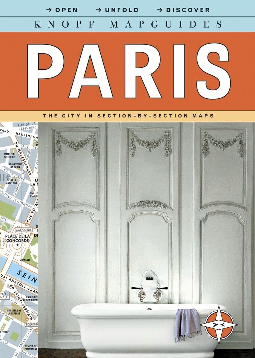 Knopf Mapguides: Paris: The City in Section-by-Section Maps used book depot