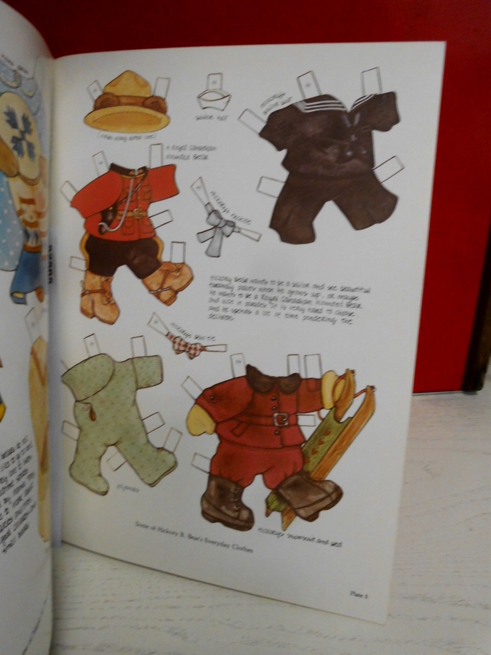 Teddy Bear Paper Dolls in Full Color: A Family of Four Bears and Their Costumes used book depot