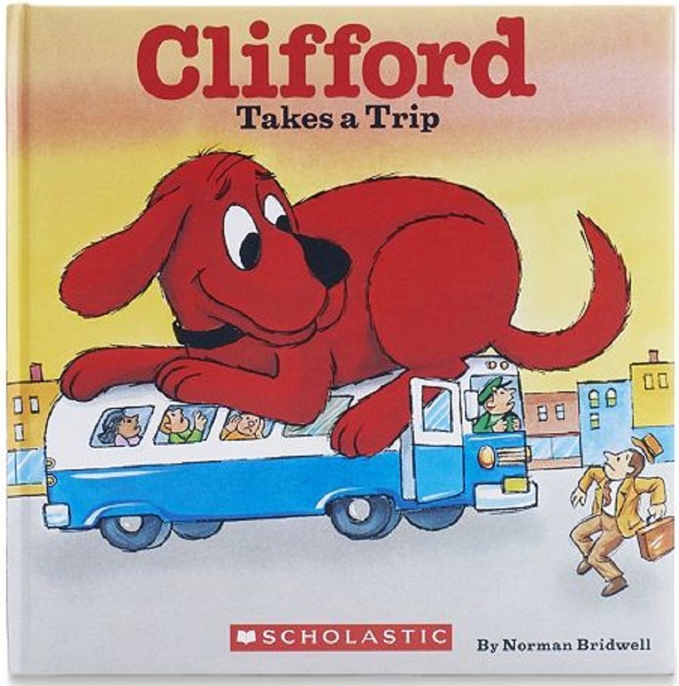 Clifford Takes A Trip hardback book (Kohl's Cares) used book depot
