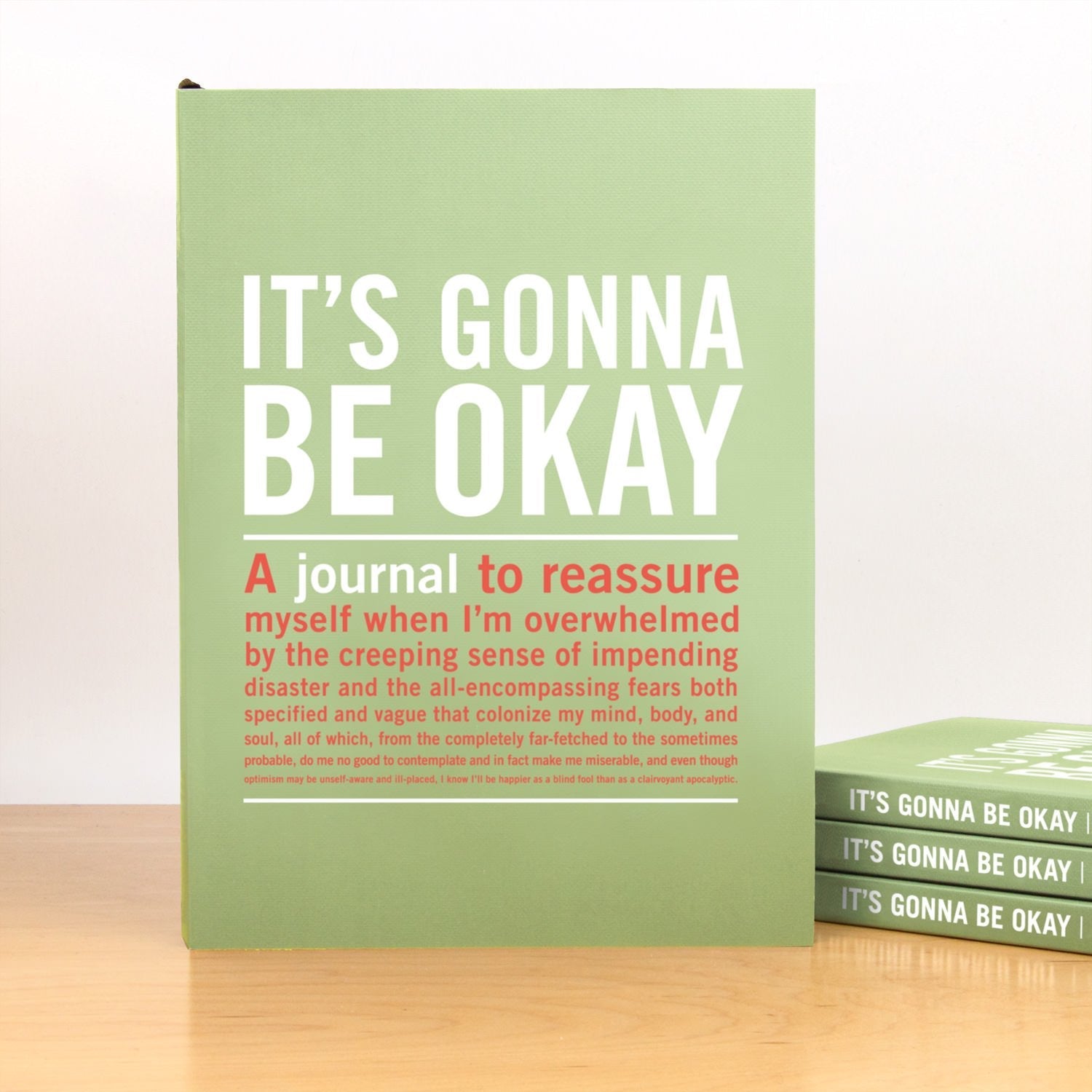 Knock Knock It's Gonna Be Okay Inner-Truth Journal, 7" x 9.5" used book depot