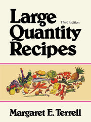 Large Quantity Recipes, Fourth Edition used book depot