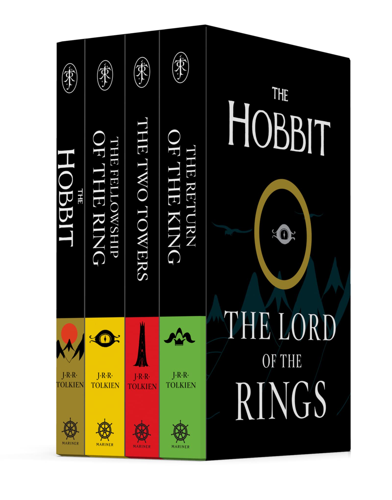 The Hobbit and The Lord of the Rings Boxed Set: The Fellowship / The Two Towers / The Return of the King used book depot