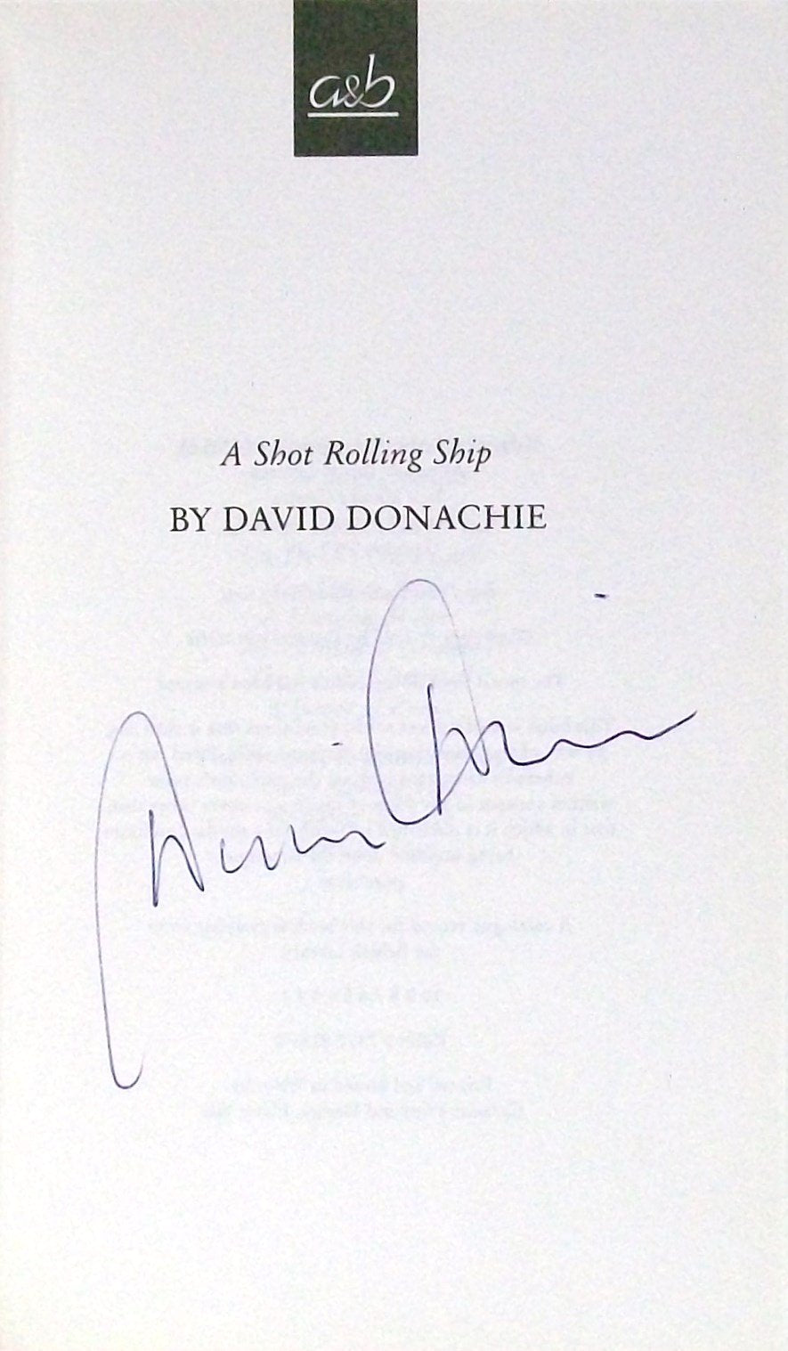 Shot Rolling Ship used book depot