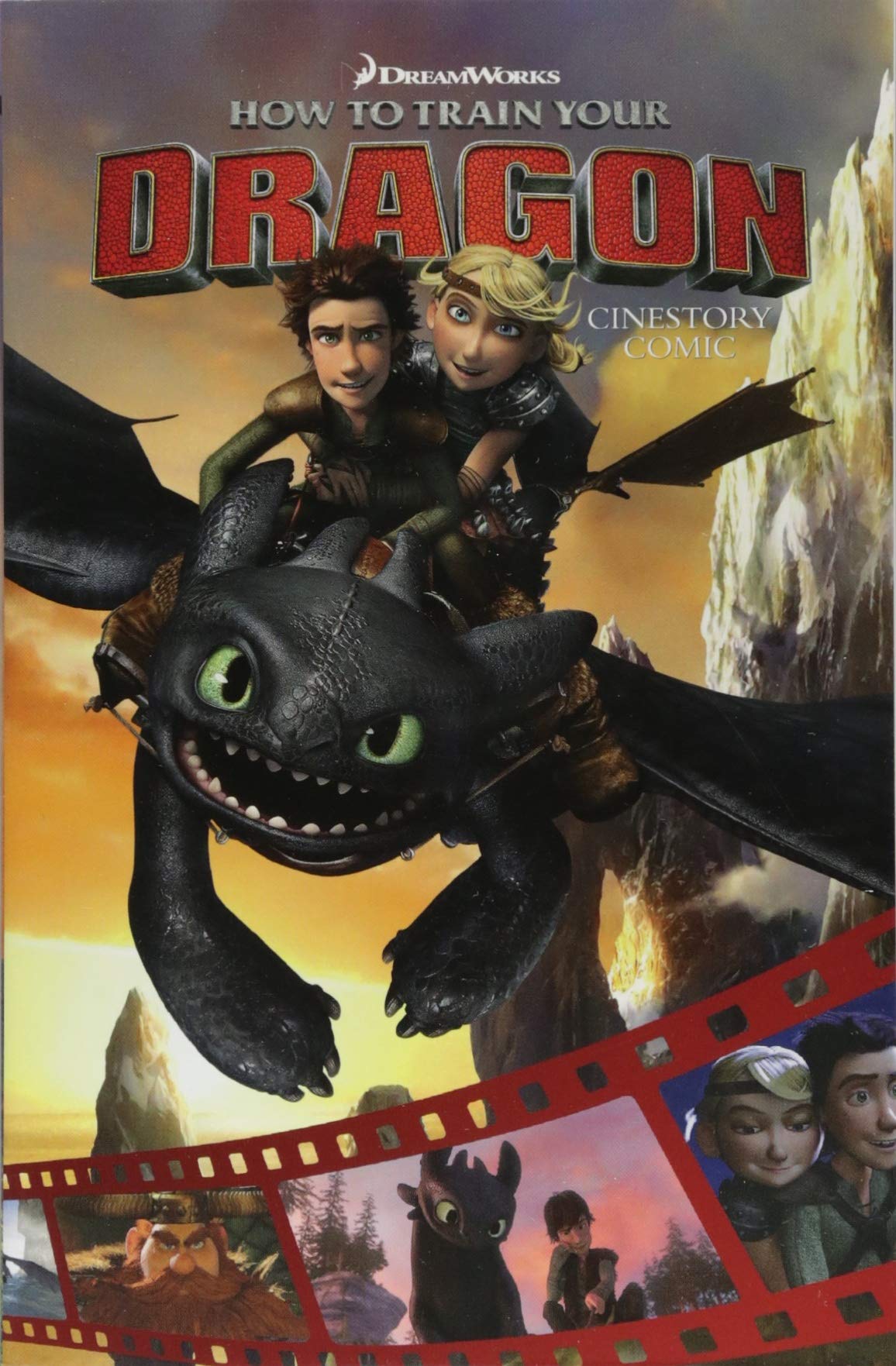 DreamWorks How to Train Your Dragon Cinestory Comic used book depot
