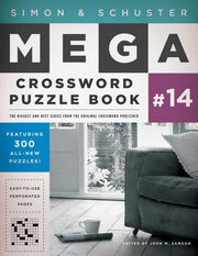 Simon & Schuster Mega Crossword Puzzle Book #14 (14) (S&S Mega Crossword Puzzles) used book depot