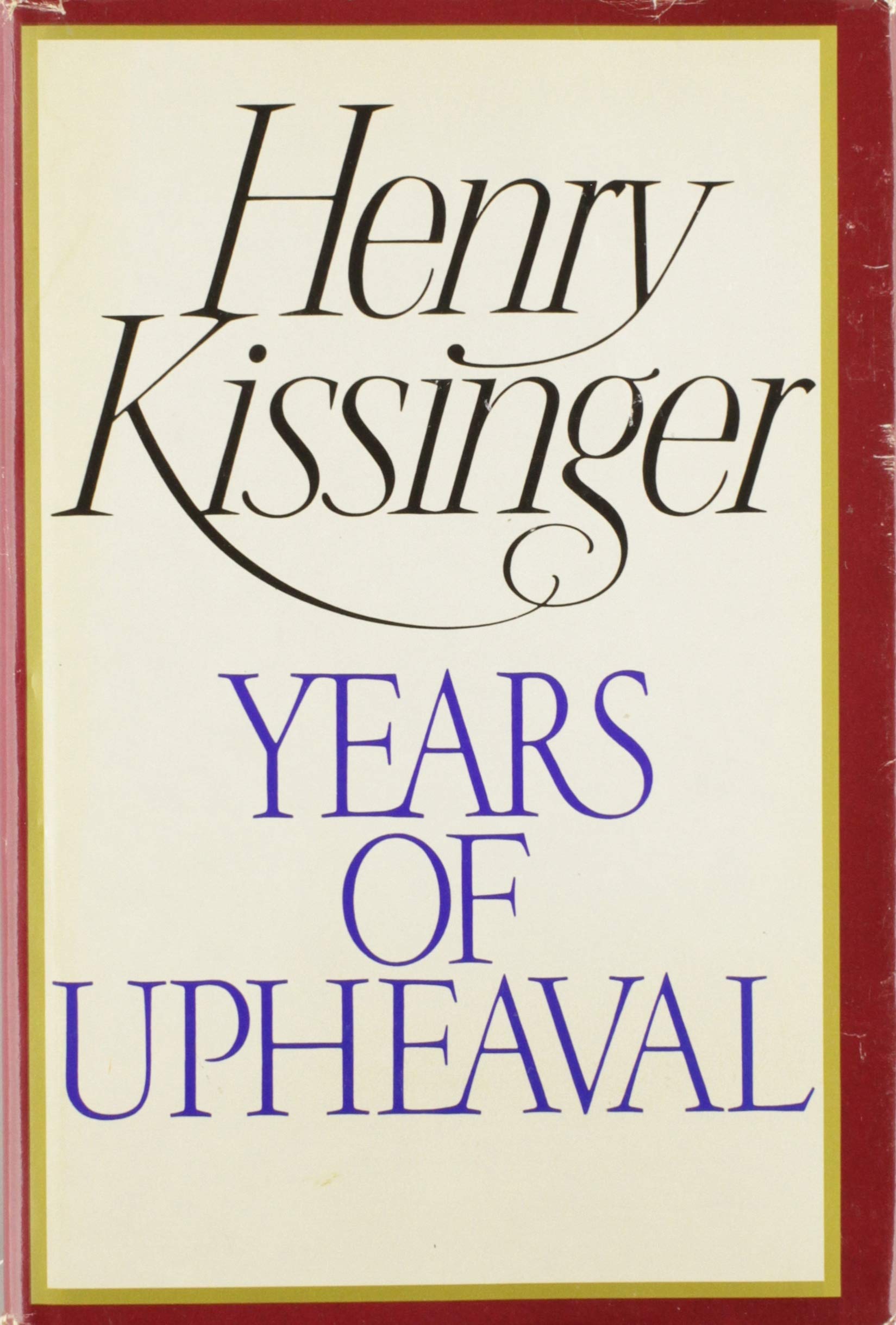 Years of Upheaval used book depot