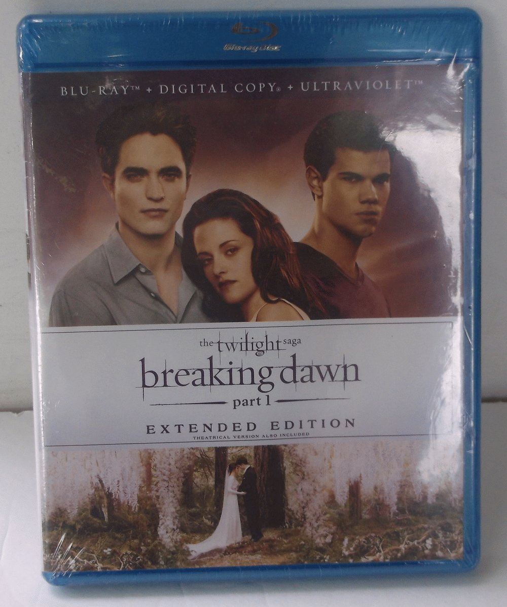 The Twilight Saga: Breaking Dawn - Part 1 (Extended Edition) [Blu-ray + Digital Copy + UltraViolet] used book depot